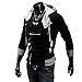 TheLees Mens Casual Luxury Buckle Hoodie Slim Cotton Sweatshirts