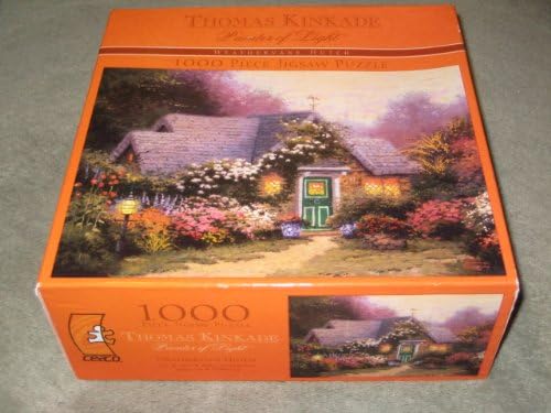 2005 CEACO Thomas Kinkade Painter Of Light WEATHERVANE HUTCH 1000 Piece Jigsaw Puzzle