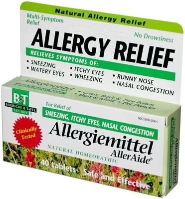 New - Boericke and Tafel Allergiemittel AllerAide - 40 Tablets