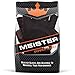 Meister Wrist Wrap Weight Lifting Gloves w/Gel Padding - Black/Red - Medium
