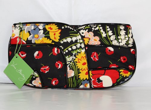Vera Bradley Jazzy Clutch Poppy Fields