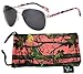 Hornz Pink Camouflage Polarized Sunglasses for Women Western Design