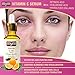 New 3 in 1 Best Organic Vitamin C 35% Serum + Hyaluronic Acid + Hydrolyze Collagen + Retinoic Acid. Collagen Booster Helps Repair Sun Damage, Fade Age Spots, Dark Circles, Wrinkles & Fine Lines