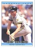 1992 Donruss # 383 Andy Van Slyke Pittsburgh Pirates Baseball Card