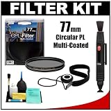 Vivitar Series 1 77mm Multi-Coated Circular Polarizer Glass Filter with + LensPen + CapKeeper + Lens Cleaning Kit for Canon, Nikon, Sony, Olympus & Pentax Lenses