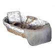 Tadpoles Sage Toile Moses Basket