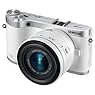 Samsung NX300 20.3MP CMOS Smart WiFi Mirrorless Digital Camera with 20-50mm Lens and 3.3" AMOLED Touch Screen (White)