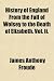 Search : History of England From the Fall of Wolsey to the Death of Elizabeth. Vol. Ii.