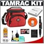 Tamrac 3340 Aero 40 Camera Bag (Red) + Accessory Kit for Canon Rebel XSi, XS, T1i, XTi, 40D, 50D, Nikon D40, D60, D5000, D90, D300, D700, Olympus Evolt E-30, E-450, E-520, E-620, and Sony Alpha A200, A300, A350, A700 Digital SLR Cameras
