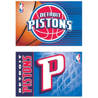 Detroit Pistons Square Magnet - 2 Pack