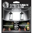 GE 9003NHP/BP2 Nighthawk PLATINUM Headlight Bulbs, Pack of 2
