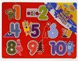 Yo Gabba Gabba 123 Number Wood Puzzle