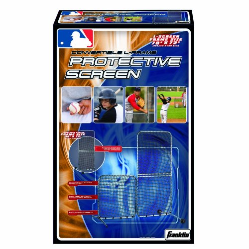 Franklin Sports MLB L-Frame Protective Screen, 78 Inch X 72 Inch