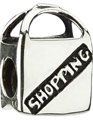 Chamilia Sterling Silver - Shopping Bag Bead GA-115 New Condition & Authentic