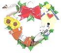 Gardening Wreath Christmas Ornament