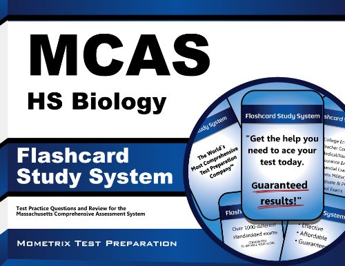 mcas hs biology flashcard study system mcas test practice questions  exam review for the massachusetts comprehensive