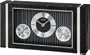 Seiko Desk And Table Clock Wooden Case With Thermometer & Hygrometer