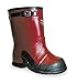 Salisbury 21406-10 By Honeywell Size 10 Red 14" Rubber 1-Buckle Overboots With Anti-Skid Bar Tread Black Outsole (1/PR)