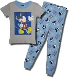 Mickey Mouse "Vintage G" 2 piece pajama for kids in blue.