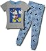 Mickey Mouse "Vintage G" 2 piece pajama for kids in blue.