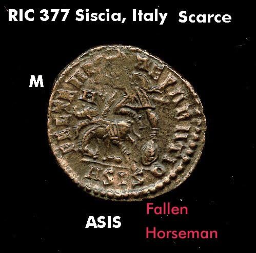 355 AD. CONSTANTIUS II Constantine I son Ancient Roman Coin Battle Horse man