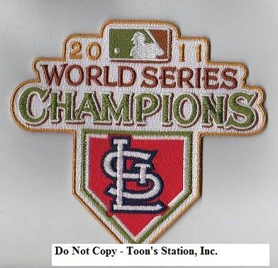 MLB St. Louis Cardinals 2011 World Series Champions Logo Patch