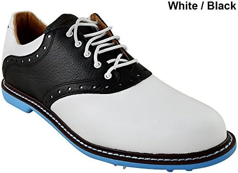 Ashworth Kingston Golf Shoes 2014 White/Black/Azure Medium 13