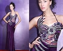 edressit violett Luxus Abendkleid Ballkleid(00068806) Gr32-46