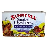 Sunny Sea Smoked Oysters, Whole, Eoc, 3 Ounce Cans (Pack of 24)
