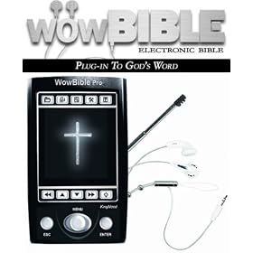 Wow Bible Pro NKJV IBible (WowBible), by Kingneed. Audio Visual Electronic Bible Reader w/ PDA & IPOD MP3