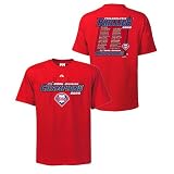 Philadelphia Phillies 2008 NL East Division Champions Roster T-Shirt
