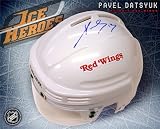 Pavel Datsyuk Detroit Red Wings Autographed/Hand Signed White Mini Helmet