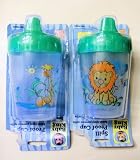 Spill Proof Drinking Toddler Bottles - Cups with Giraffe & Lion
