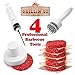 Gifts for Men ★ Flavor Injector Syringe ★ Hamburger Press ★ Meat Tenderizer ★ 26 Page Grillin'Up Recipe eBook ★ GIFT PACK ★ 4 Professional BBQ Tools at ONE LOW PRICE ★ Master the Grill. MAKE BACKYARD GRILLING SIMPLE, EASY, and TASTY. Better than 100% MONEY BACK GUARANTEE.