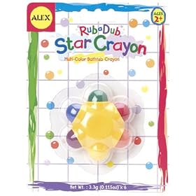 Star Crayon In The Tub by Alex
