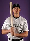Colorado Rockies Photo Day, SCOTTSDALE, AZ - FEBRUARY 24: Troy Tulowitzki Photographic Poster Print by Harry How, 24x32