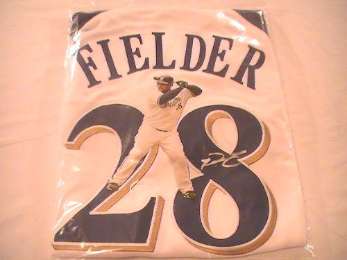 PRINCE FIELDER SIGNED AUTOGRAPHED JERSEY MILWAUKEE BREWERS COA + HOLOGRAM