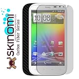 Skinomi TechSkin - Black Carbon Fiber Film Shield & Screen Protector for HT ....
