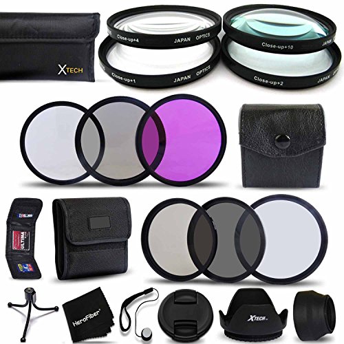 Filters & Accessories PRO 58MM Lens Filters + 58mm Lens Hood KIT for