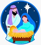 Nativity Car Magnet