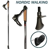  : Nordic Walking St&ouml;cke Extreme Carbon schwarz/grau