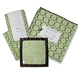 Lime Mod Circles SwaddleDesigns Gift Bundle