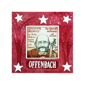 Jacques OFFENBACH Music Poster Print by Paul Helm, 8x10