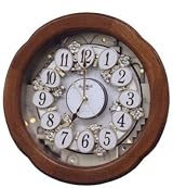 Angel Blossom Musical Wall Clock by Rhythm