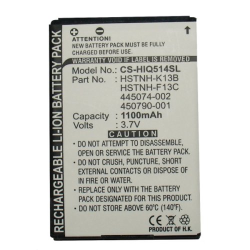Bluetrade Akku Li-iom 1100 mah  f&uuml;r  iPAQ 500, 510, 512, 514 Preisvergleich
