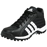 IMAGE OF adidas Men's Turf Hog Le Low Football Cleat,Black/White/Silver,6.5 M