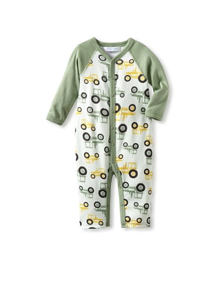 Jaxxwear Baby Tractors Raglan Romper