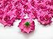 (100) Silk Two Tone Dark Pink Roses Flower Head - 1.75
