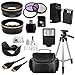 16GB Deluxe Starter Accessory Kit for Pentax SLR 645D K-01 K-3 K-5 K-5 II K-5 IIs K-7 (Which have Pentax 18-55mm or 50mm f/1.8 Lenses). Includes Wide Angle & Telephoto Lenses + 3 Piece Filter Kit (UV-CPL-FLD) + Extended Life Replacement Battery(D-LI90) + Mini HDMI + Carrying Case + Full size Tripod + More