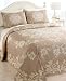 Trumpet Vine Woven King Bedspread Khaki
